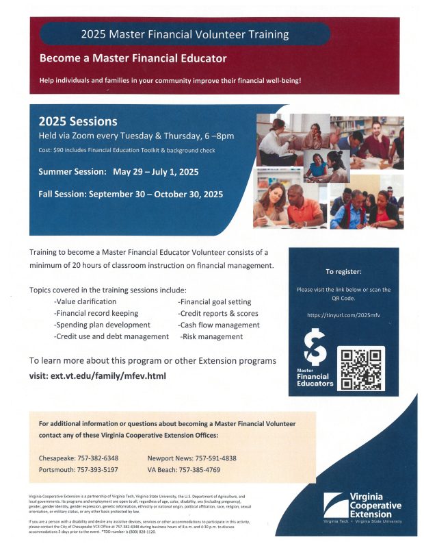 Master Financial Volunteer Training Master Financial Educators